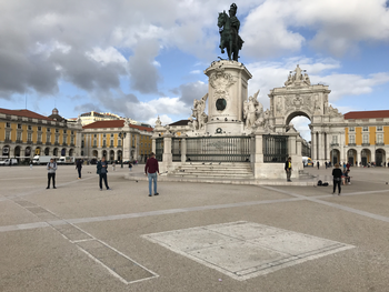 Square of Commerce in Lisbon